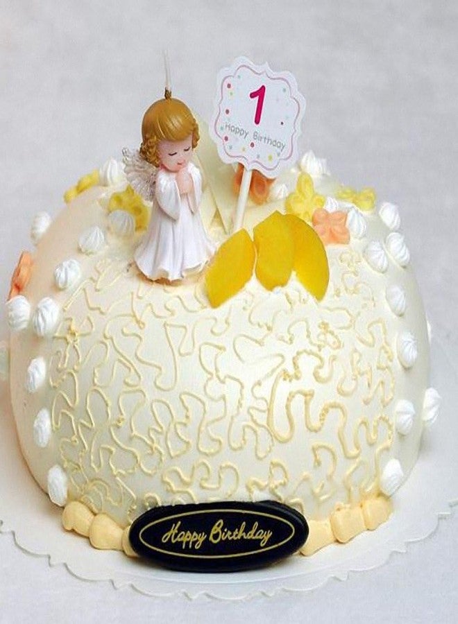 MARHABA TRADERS 3D Cherubic Angel Baby Girl Candle Mould Silicone Multipurpose, Cake, Topper, Resin, Handmade DIY Candle Stick Epoxy Casting Christmas Sugarcraft Polymer Clay Art, Plaster of Paris - Image 5